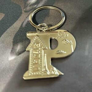 4/$10 ❤️Letter P Las Vegas Key Ring